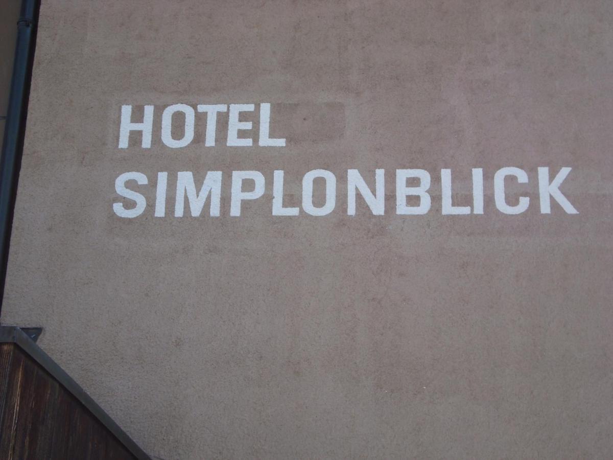 Hotel Simplon-Blick Екстер'єр фото
